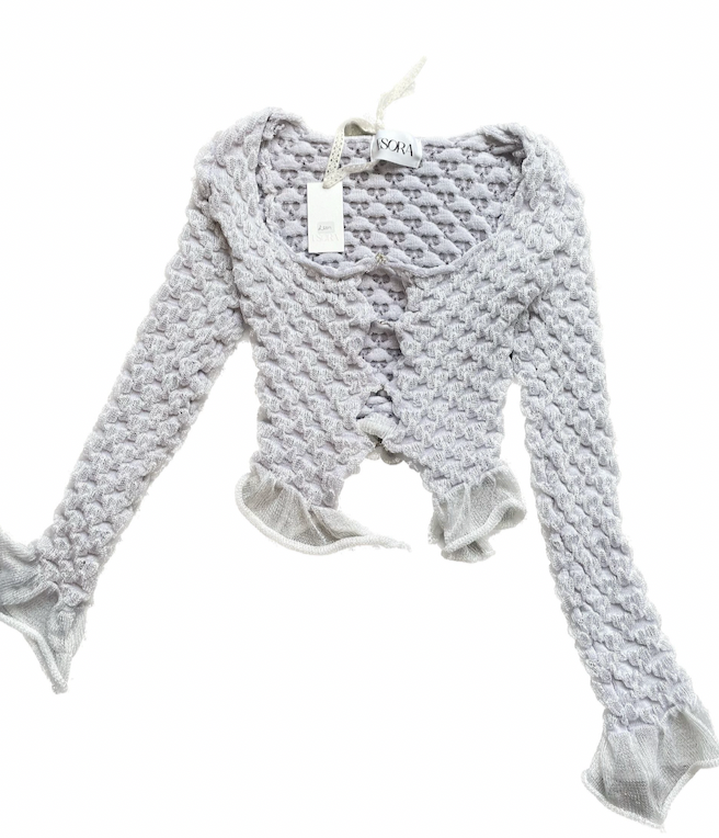 Bubble Knit Cardi